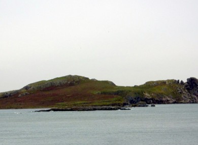 Ireland's Eye pictured from the Howth shoreline.