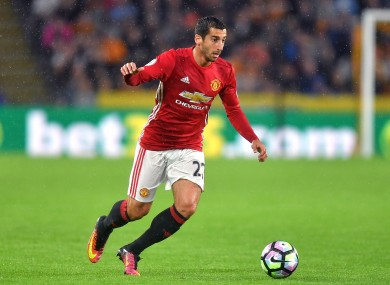 Henrikh Mkhitaryan has struggled to make an impact at Man United.