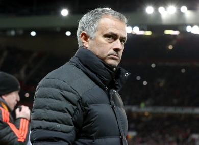 Manchester United manager Jose Mourinho.