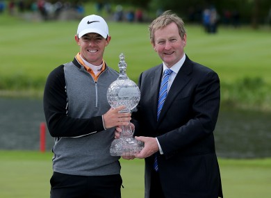 McIlroy won the 2016 Irish Open at the K Club.