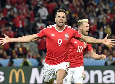 Wales striker Hal Robson-Kanu.