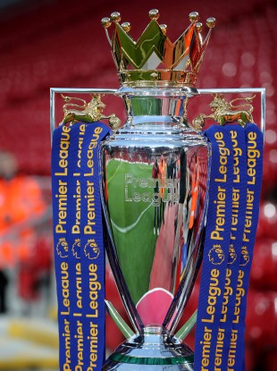 Premier League trophy (file pic).