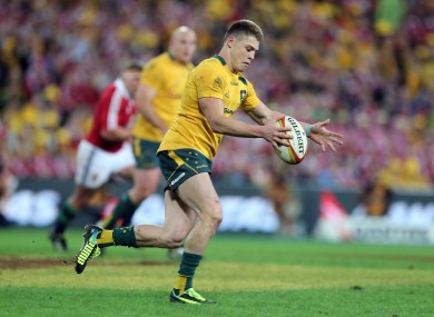 O'Connor played for the Wallabies when the Lions toured in 2013.