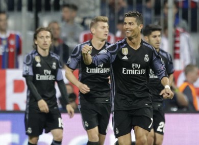 Ronaldo bagged two tonight.