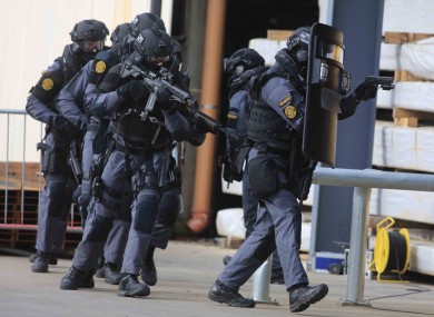 Armed special garda unit