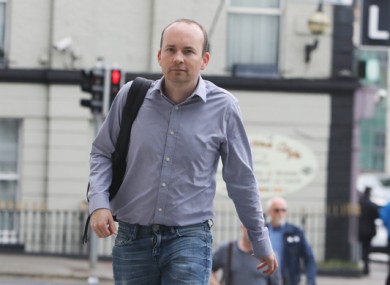 Paul Murphy arriving at the Central Criminal Court of Justice in Dublin last week.
