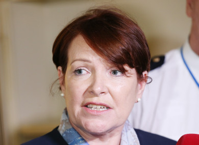 Garda Commissioner Noírín O'Sullivan.