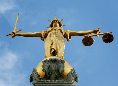 Lady Justice at the Old Bailey.
