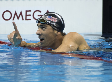 Michael Phelps during Rio Olympic Games 2016