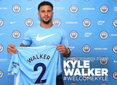Walker will wear the number two shirt.