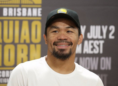 Manny Pacquiao press conference