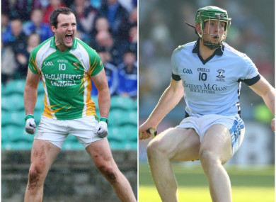 Glenswilly's Michael Murphy and Na Piarsaigh's Shane Dowling