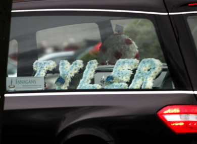 Tyler Joyce's funeral in 2016