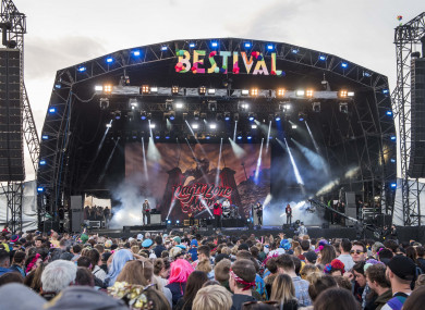 General view of the Castle Stage at Bestival.