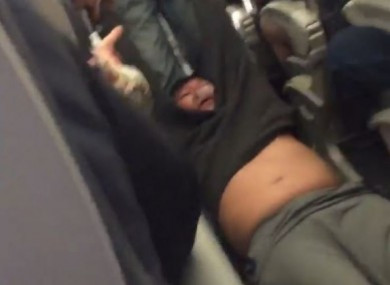 Passenger David Dao as he was dragged off the United Airlines flight