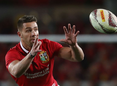 British and Irish Lions scrum-half Rhys Webb