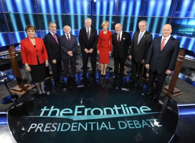 The lineup for the 2011 presidential election.