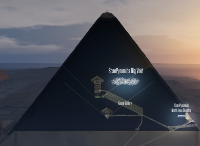 The monument was erected as a tomb for Khufu, also known as Cheops.