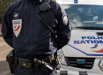 A French National Police officer