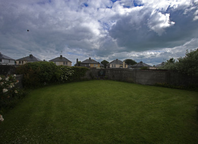 The site of a mass grave for children who died in the Tuam mother and baby home.