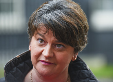 DUP leader Arlene Foster