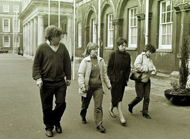 The Hayes family at the Tribunal in 1985