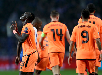 Mane's first-half strike set Liverpool on their way.