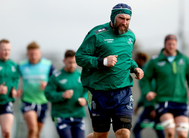 John Muldoon captains Connacht at the Sportsground this afternoon.