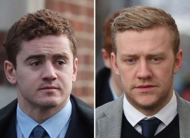 Paddy Jackson and Stuart Olding
