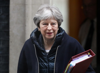 British Prime Minister Theresa May