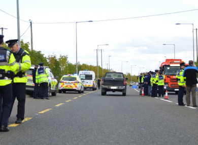 An Operation Thor checkpoint in Kilkenny last year.