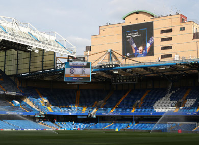Stamford Bridge was due to be knocked down and replaced with a new 60,000-seater stadium.