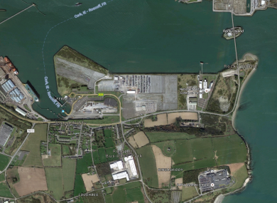 The Ringaskiddy Harbour.
