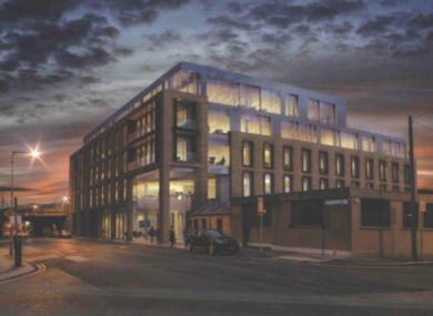 Artist's impression of proposed building
