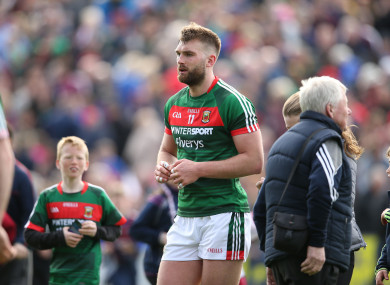 Aidan O'Shea pictured after his side fell to Galway in the Connacht SFC quarter-finals.