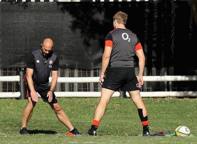 Launchbury sat out training in Durban today.