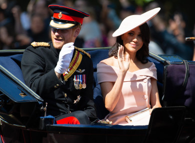 The Duke and Duchess of Sussex.
