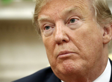 Donald Trump announcing the retirement of Kennedy earlier this week.