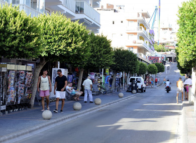 The Punta Ballena strip in Magaluf.
