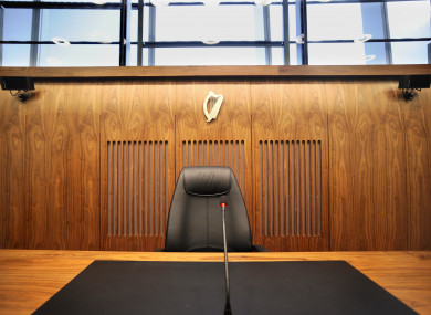 File photo of a courtroom in the Criminal Courts of Justice, Dublin