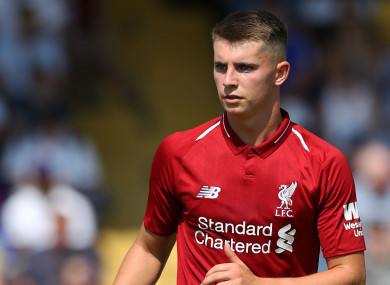 Ben Woodburn (file pic).