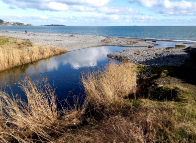 The mouth of the Shanganagh River, between Shankill and Ballybrack
