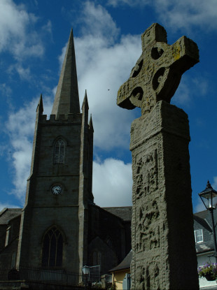 High cross in Clone, Monaghan
