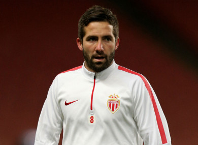 Joao Moutinho, who has joined Wolves from Monaco.