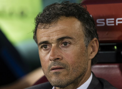 New Spain coach Luis Enrique