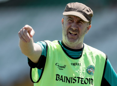 Rouse pictured during Offaly's All-Ireland Round 2 qualifier against Clare.