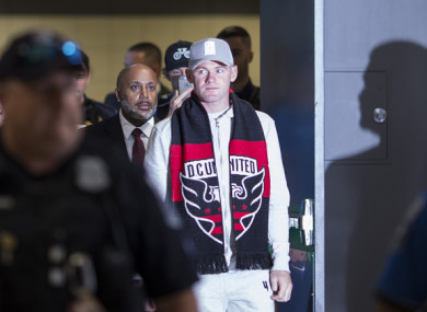 Rooney completed his move to DC United over the weekend.
