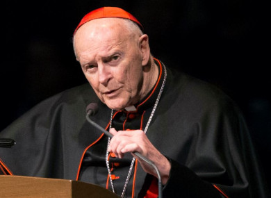 Cardinal Theodore McCarrick pictured in March 2015.