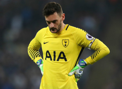 Tottenham goalkeeper Hugo Lloris