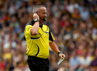 James McGrath took charge of the 2012 and 2013 All-Ireland final replays.